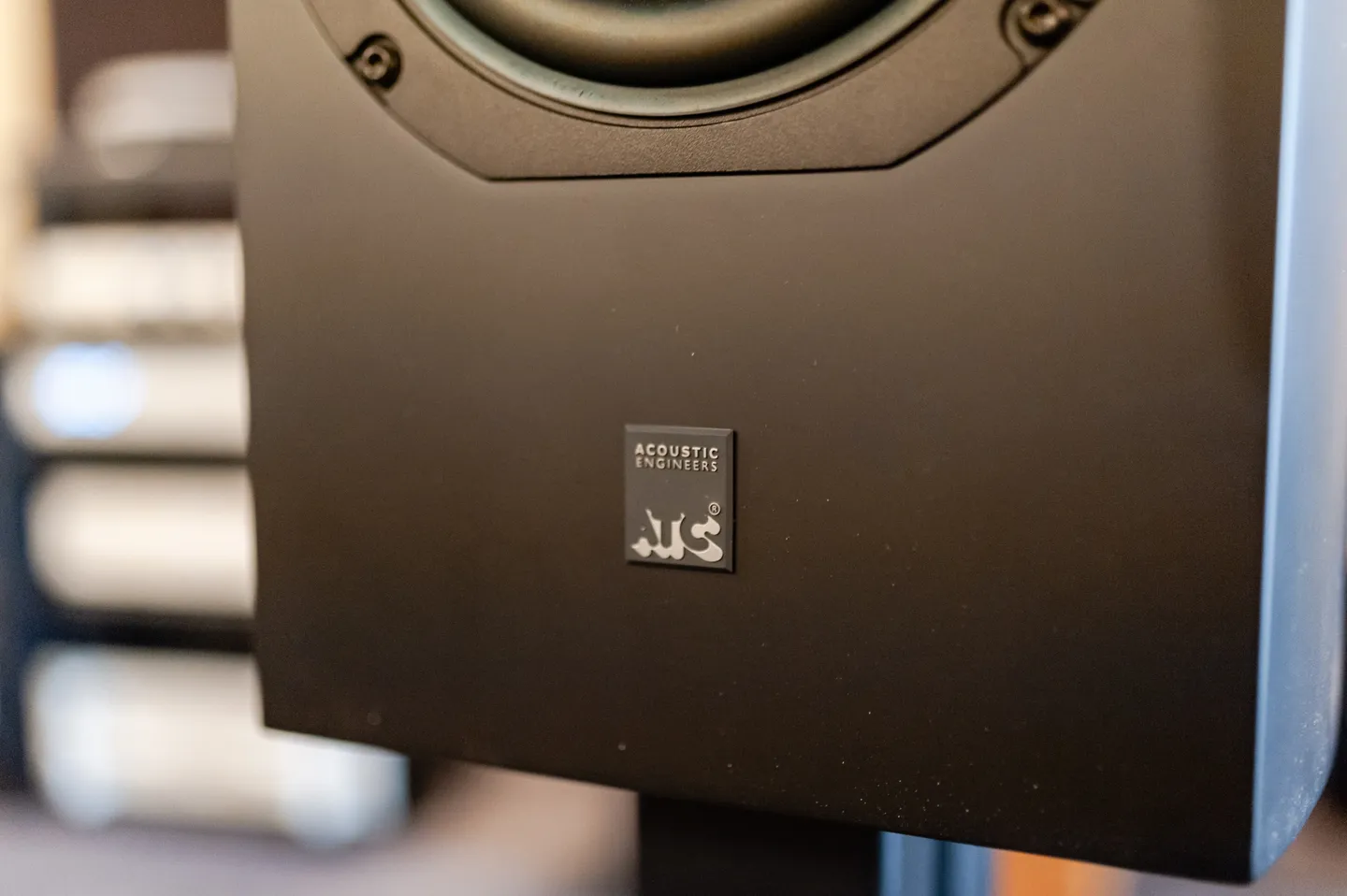 A Speaker With Acoustic Engineers Label